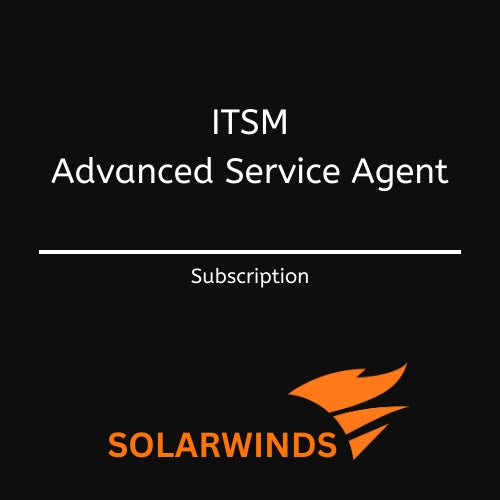 Image Solarwinds Advanced Service Agent Users (1-29 Users) - One Year Annual Subscription