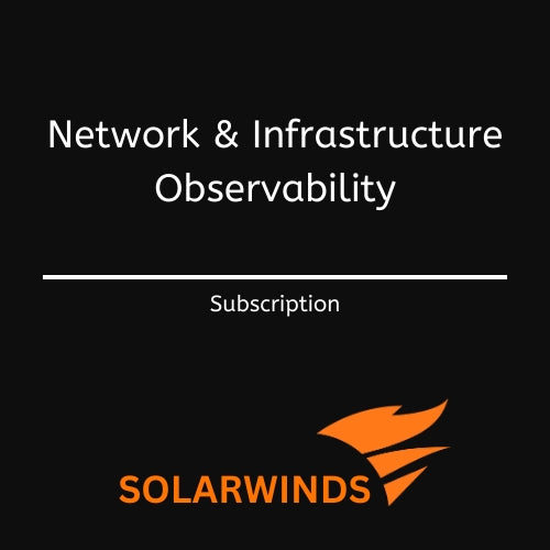 Image Solarwinds Network & Infrastructure Observability, 1 Network Device or Infrastructure Host per month - Annual Subscription