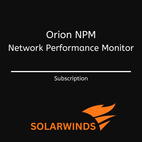 Image Solarwinds Network Performance Monitor SL100 (up to 100 elements) - Annual Subscription