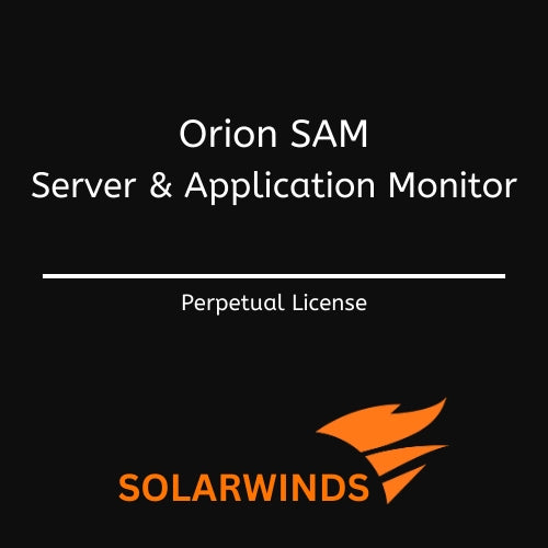 Image Solarwinds Upgrade Server & Application Monitor SAM600 to SAM1250 (up to 1250 nodes)- License Upgrade - Maintenance expires same day as Existing License