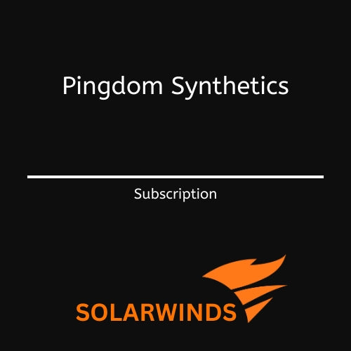 Image Solarwinds Pingdom Synthetics Tier 2 - Annual Subscription