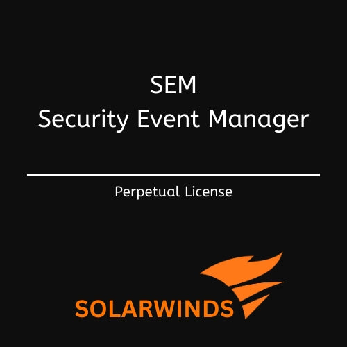 Image Solarwinds Security Event Manager (formerly LEM)-SEM30 (up to 30 nodes) - License with 1st Year Maintenance