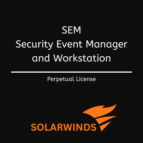 Image Solarwinds Security Event Manager Workstation Edition SWE250 (up to 250 nodes) for SEM650 - (Maintenance expires on same day as existing SEM license date)