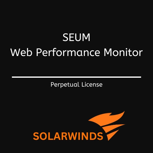 Image Solarwinds Web Performance Monitor WPMX (unlimited [recordings x locations], standard playback rate)-Annual Maintenance Renewal