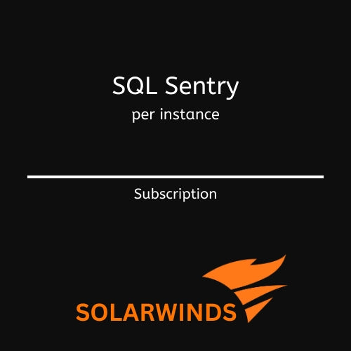 Image Solarwinds SQL Sentry per instance (1 to 4 instances) - Annual Subscription