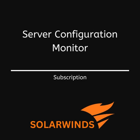 Image Solarwinds Upgrade to Server Configuration Monitor SCM500 (up to 500 Managed Servers) - Subscription Upgrade (Expires on same day as existing Subscription)