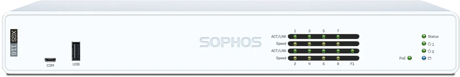 Sophos XGS 116 Firewall Security Appliance - UK power cord