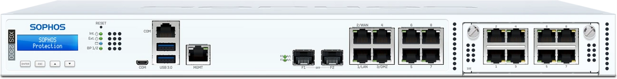 Sophos XGS 2300 Firewall Security Appliance - EU/UK power cord