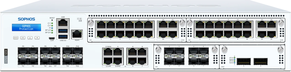 Sophos XGS 6500 Firewall Security Appliance - EU/UK power cord