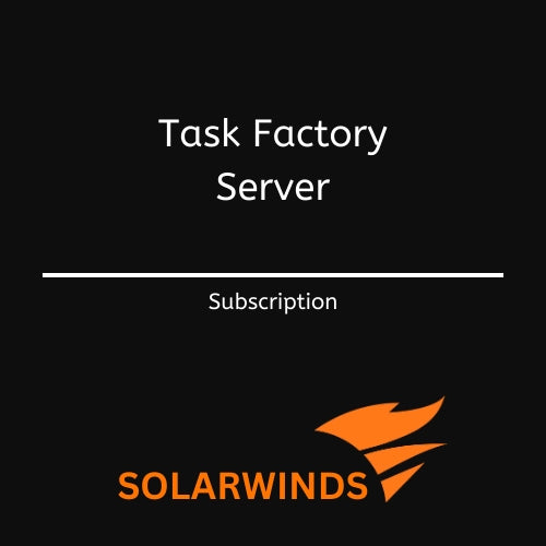 Image Solarwinds Upgrade to SolarWinds Task Factory per server - Lab License - Subscription Upgrade (Expires on same day as existing Subscription)
