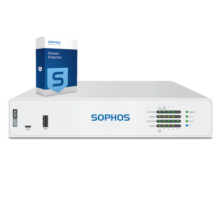 Sophos XGS 107 Firewall with Xstream Protection, 1-year - EU power cord