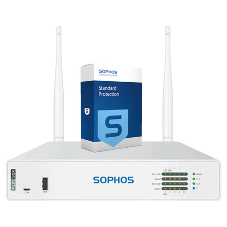 Sophos XGS 107w Firewall with Standard Protection, 1-year - UK power cord