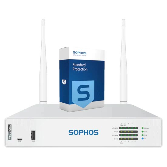 Sophos XGS 107w Firewall with Standard Protection, 1-year - UK power cord