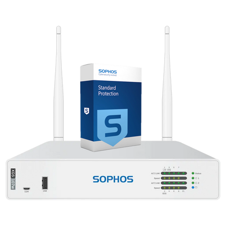 Sophos XGS 107w Firewall with Standard Protection, 1-year - EU power cord