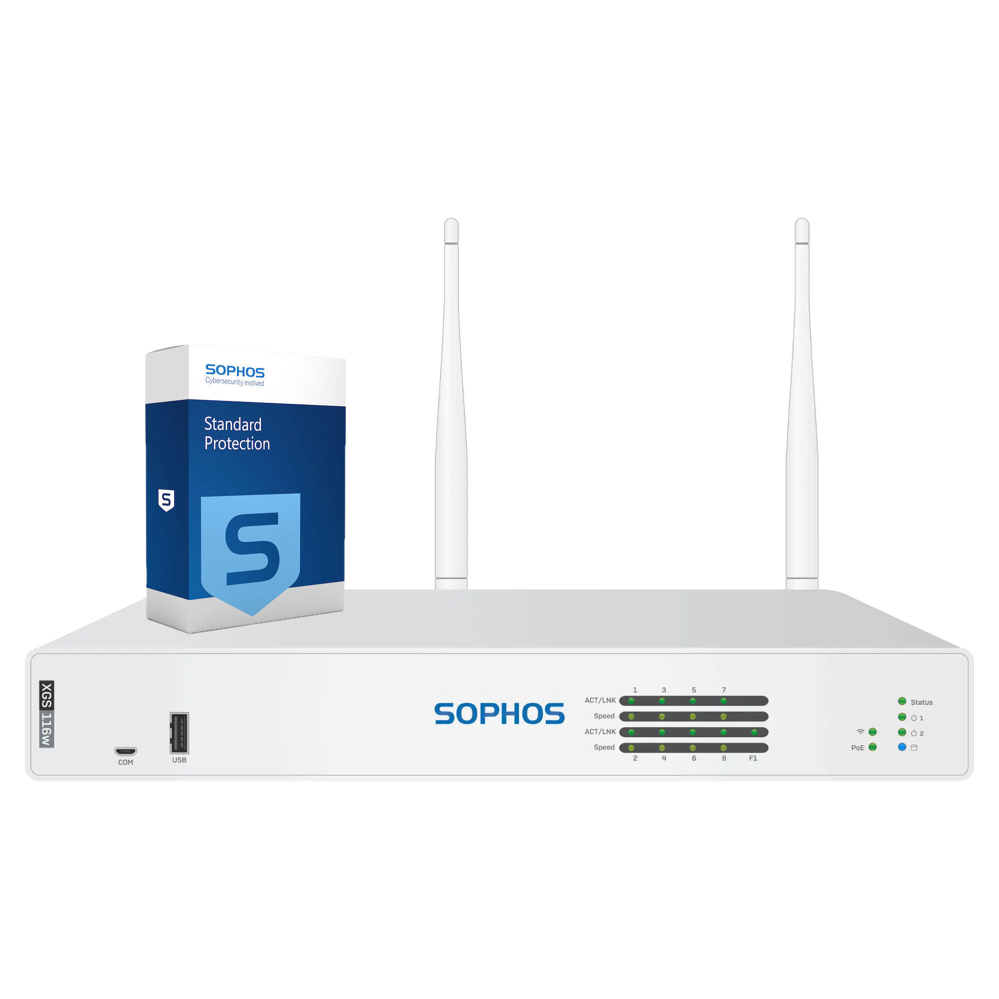 Sophos XGS 116w Firewall with Standard Protection, 3-year - EU power cord