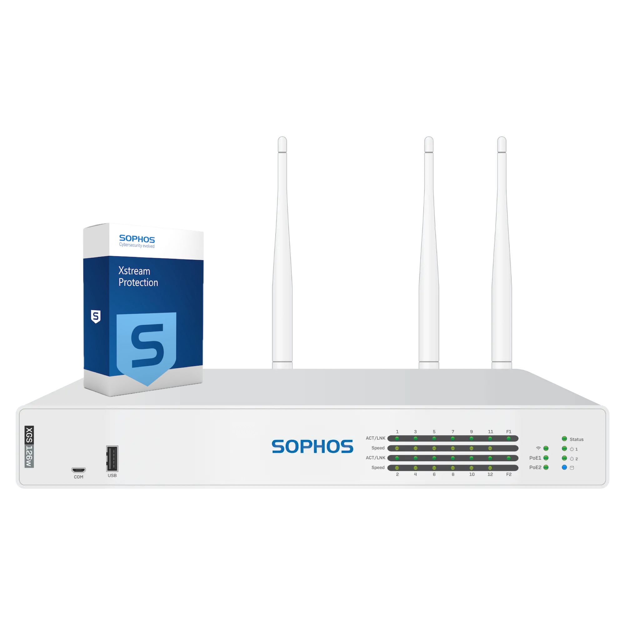 Sophos XGS 126w Firewall with Xstream Protection, 3-year - EU power cord
