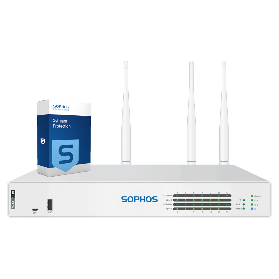 Sophos XGS 126w Firewall with Xstream Protection, 1-year - EU power cord