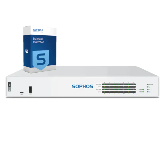 Sophos XGS 126 Firewall with Standard Protection, 1-year - UK power cord
