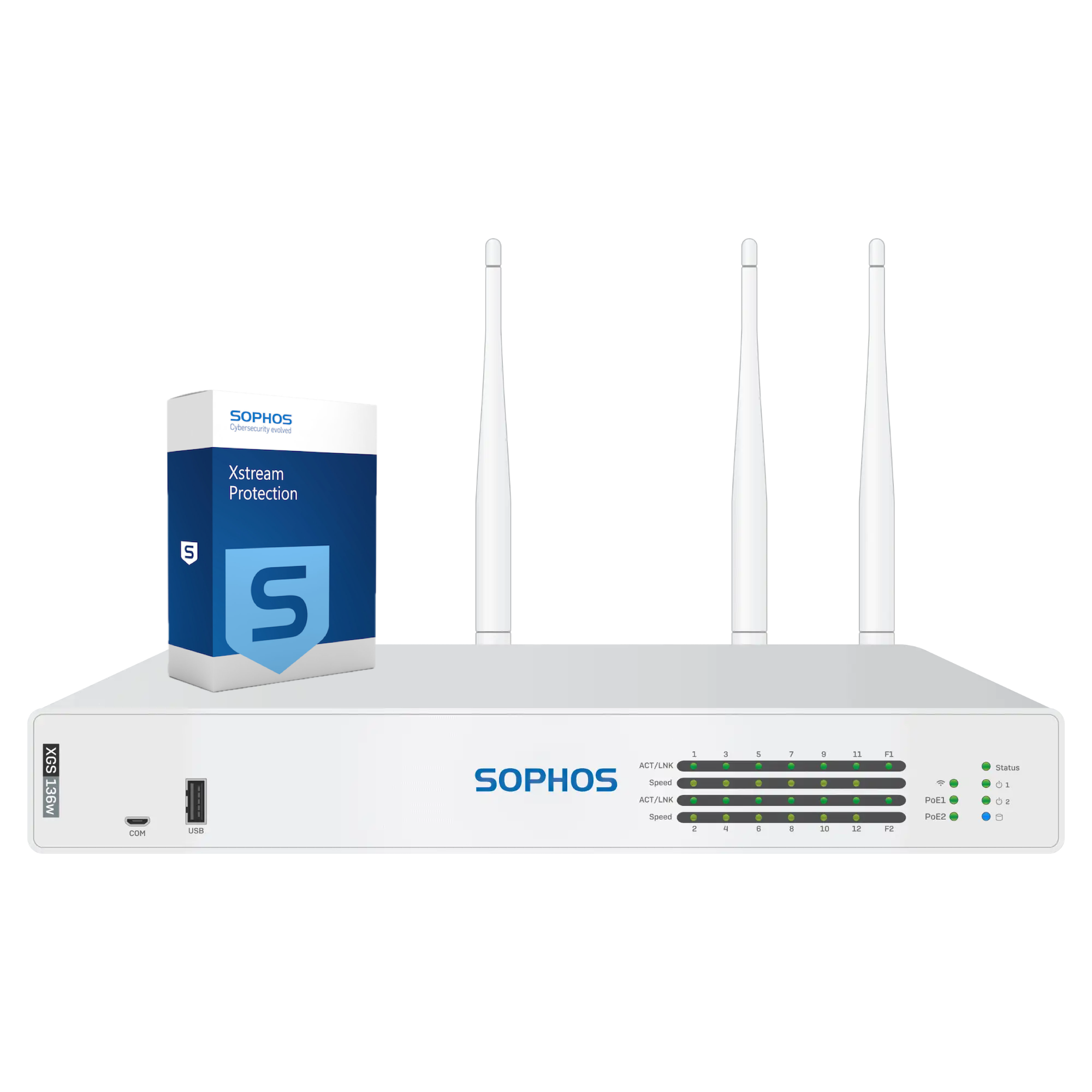 Sophos XGS 136w Firewall with Xstream Protection, 1-year - EU power cord