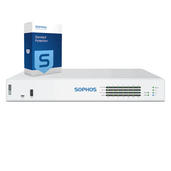 Sophos XGS 136 Firewall with Standard Protection, 3-year - UK power cord