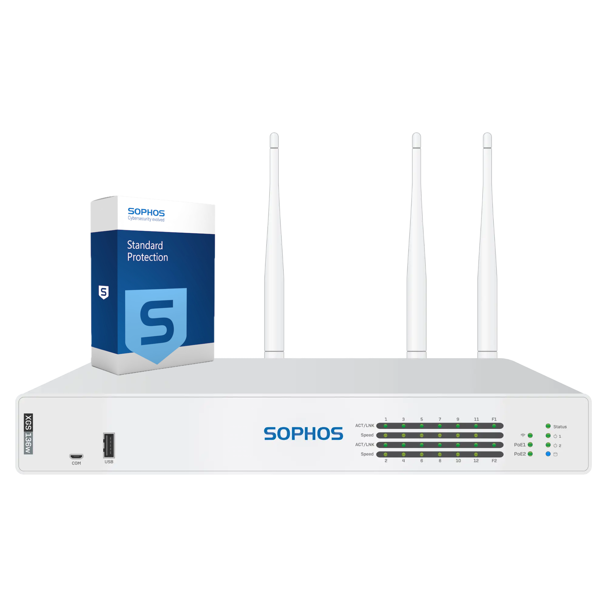 Sophos XGS 136w Firewall with Standard Protection, 1-year - EU power cord