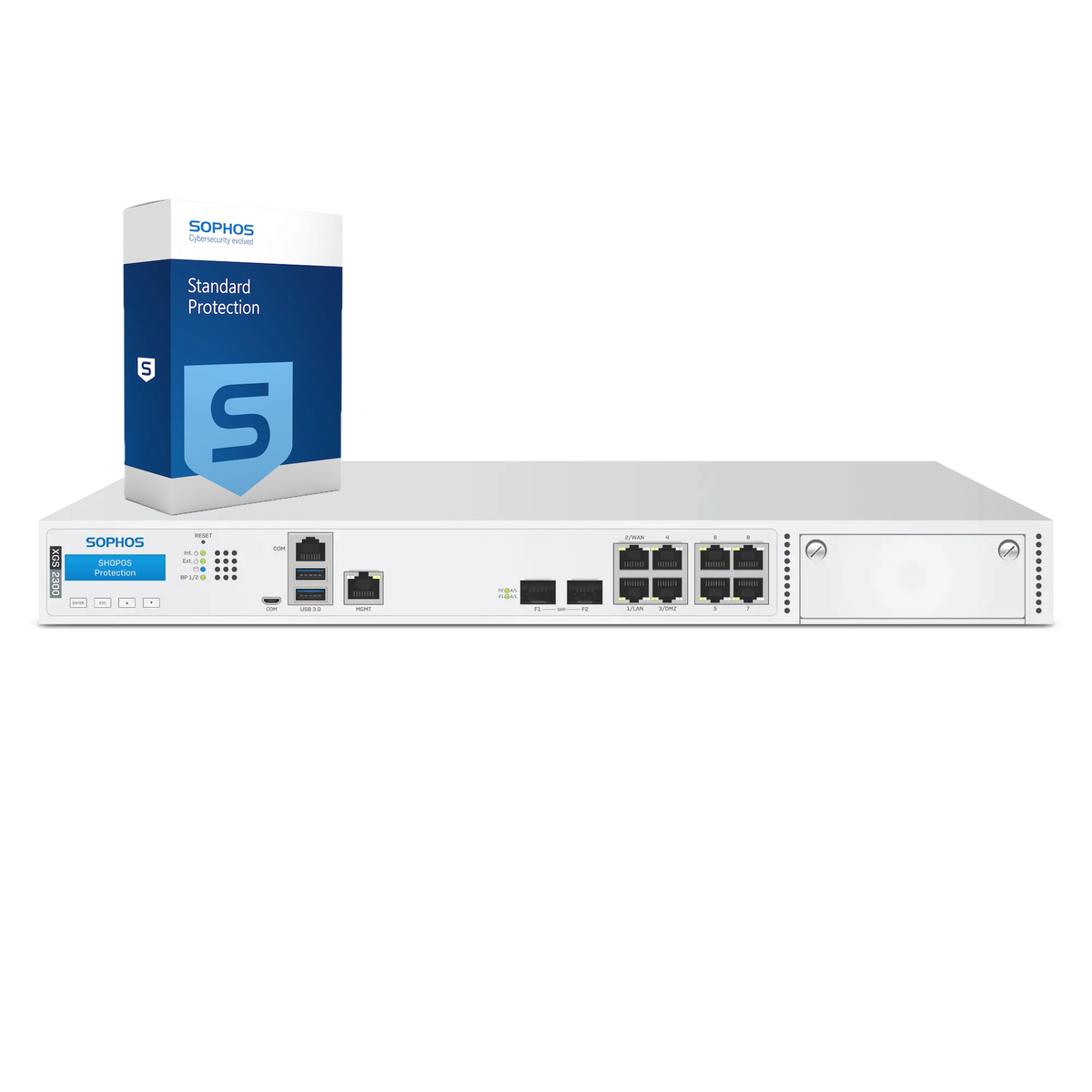 Sophos XGS 2300 Firewall with Standard Protection, 1-year - EU power cord