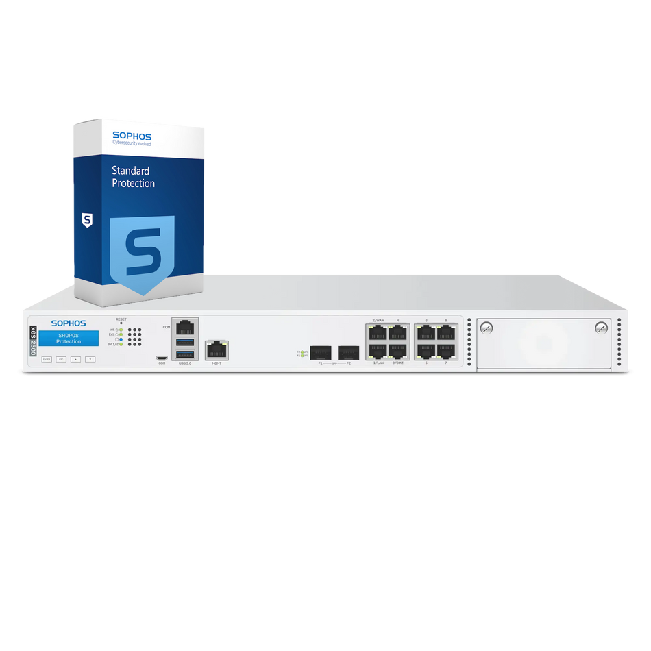 Sophos XGS 2300 Firewall with Standard Protection, 3-year - EU power cord