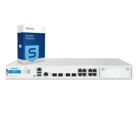 Sophos XGS 3100 Firewall with Standard Protection, 1-year - EU power cord