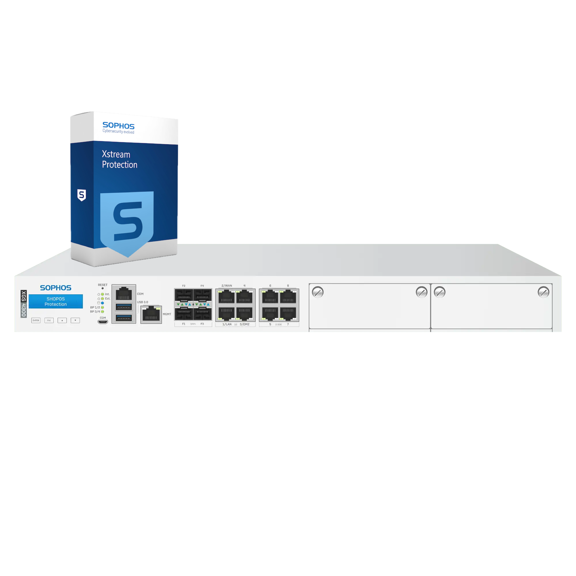 Sophos XGS 4300 Firewall with Xstream Protection, 1-year - EU power cord