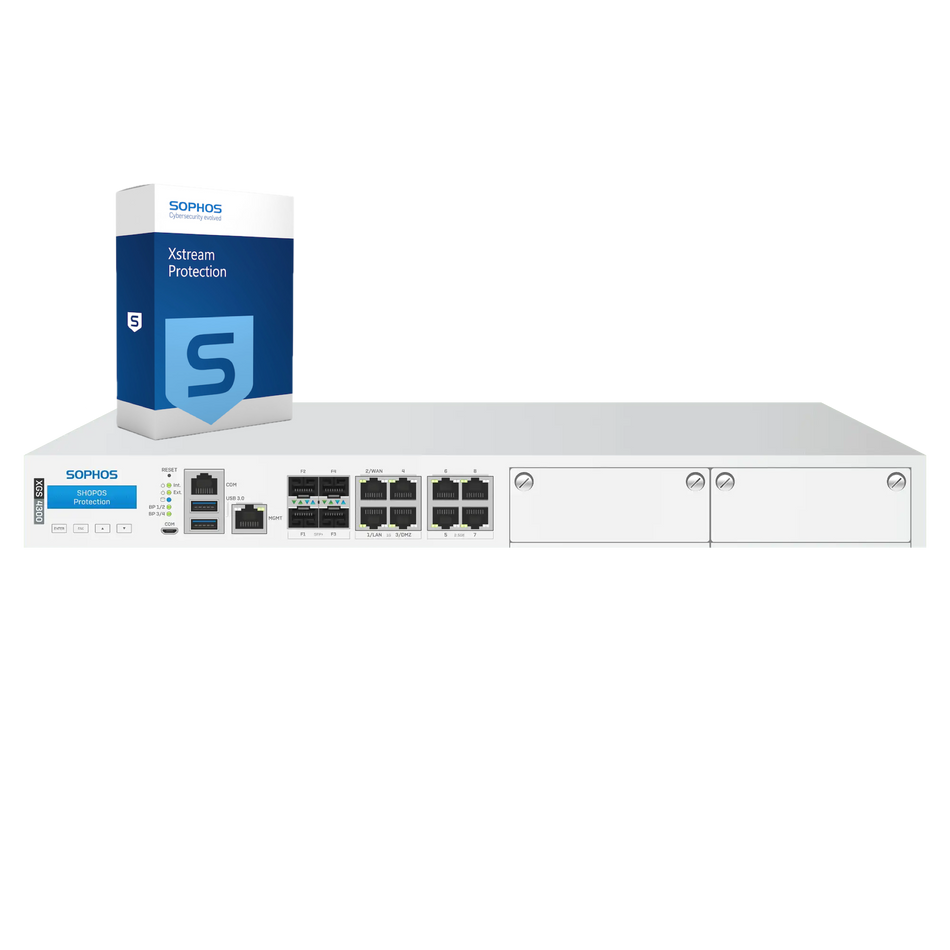 Sophos XGS 4300 Firewall with Xstream Protection, 3-year - EU power cord