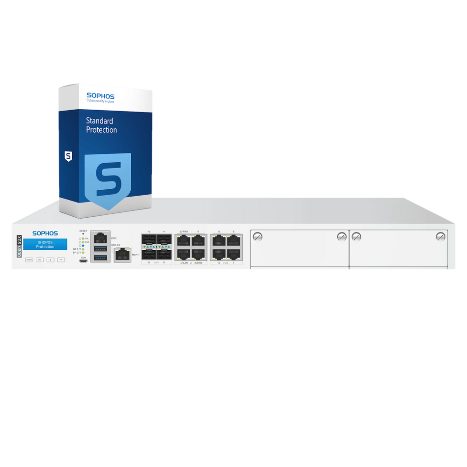 Sophos XGS 4300 Firewall with Standard Protection, 3-year - EU power cord