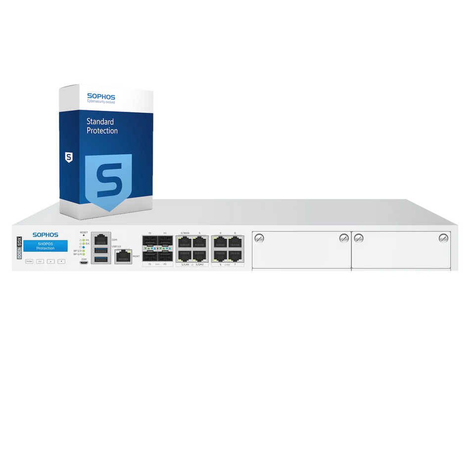 Sophos XGS 4300 Firewall with Standard Protection, 1-year - EU power cord