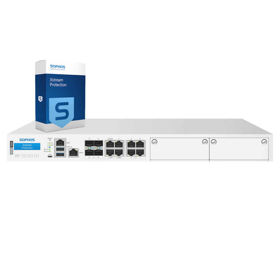 Sophos XGS 4500 Firewall with Xstream Protection, 3-year - EU power cord
