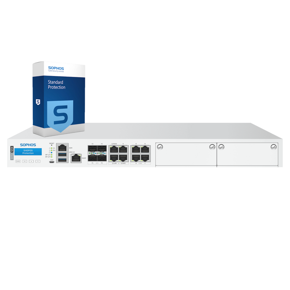 Sophos XGS 4500 Firewall with Standard Protection, 3-year - EU power cord