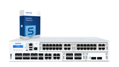 Sophos XGS 7500 Firewall with Standard Protection, 1-year - EU power cord