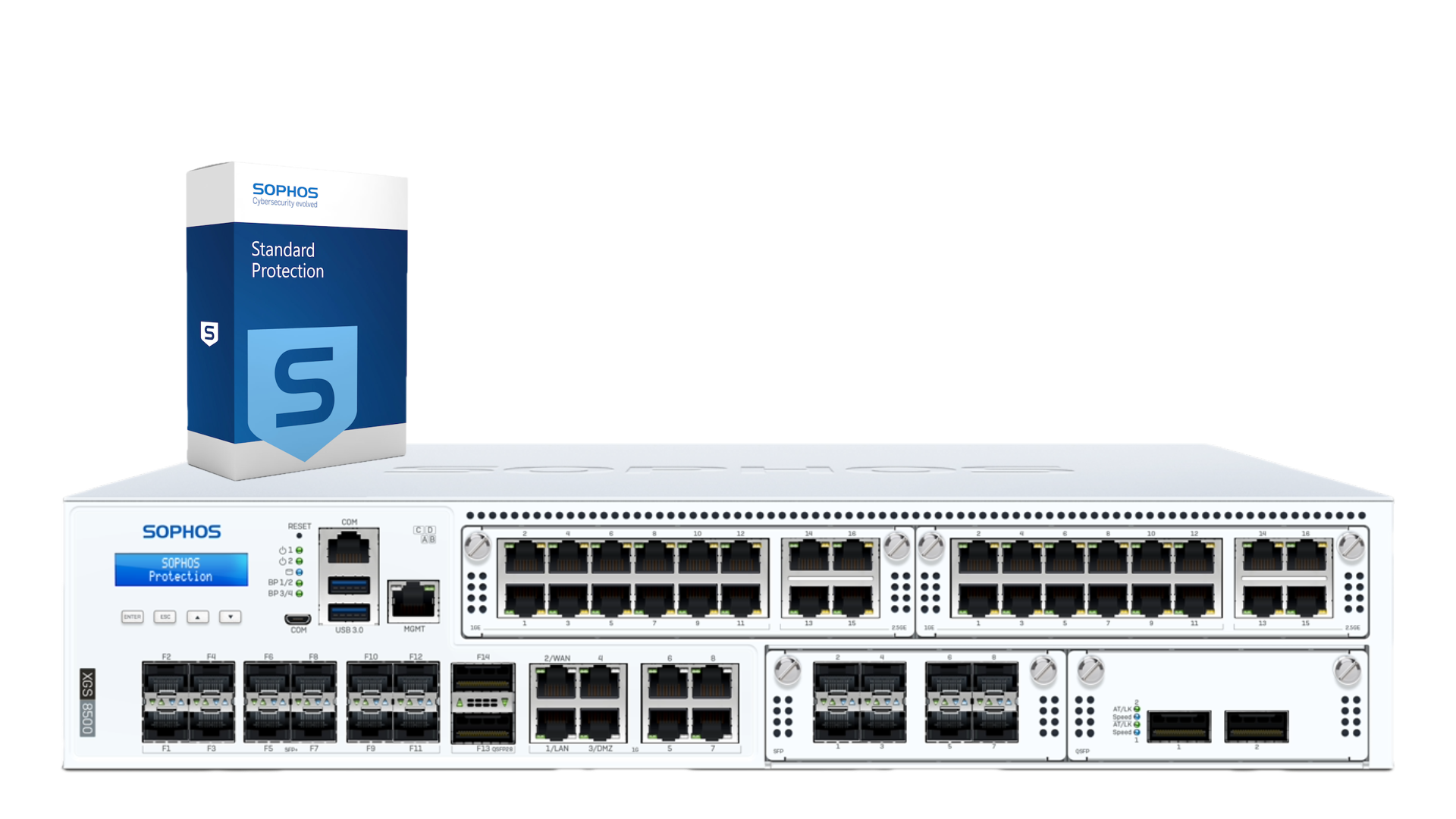 Sophos XGS 8500 Firewall with Standard Protection, 1-year - EU power cord