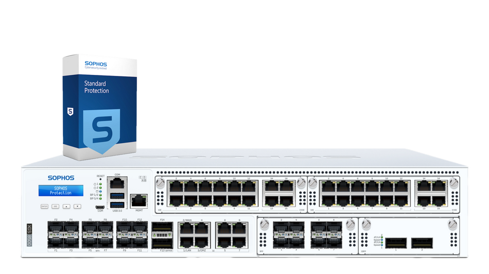 Sophos XGS 8500 Firewall with Standard Protection, 3-year - EU power cord