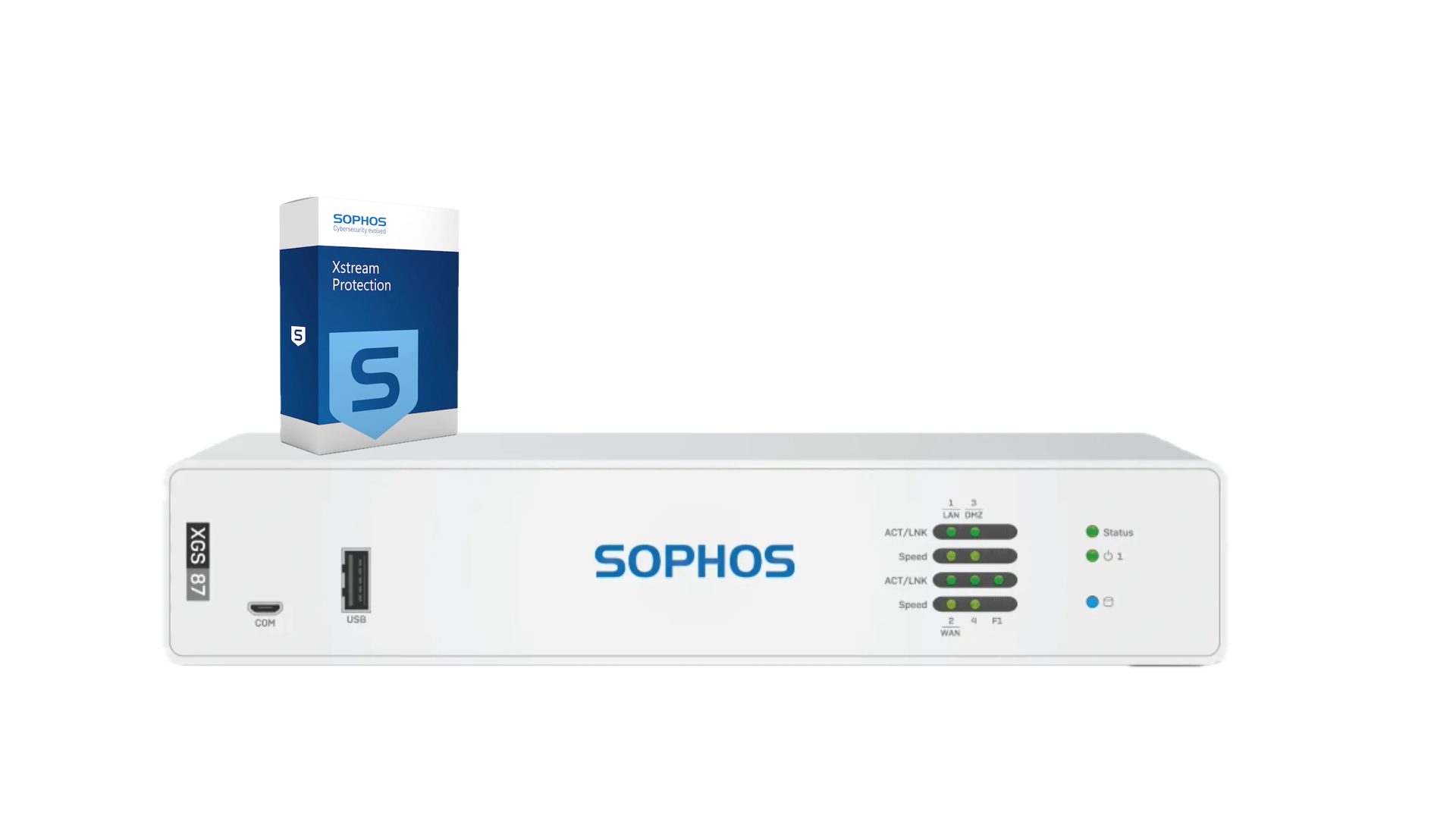 Sophos XGS 87 Firewall with Xstream Protection, 1-year - EU power cord