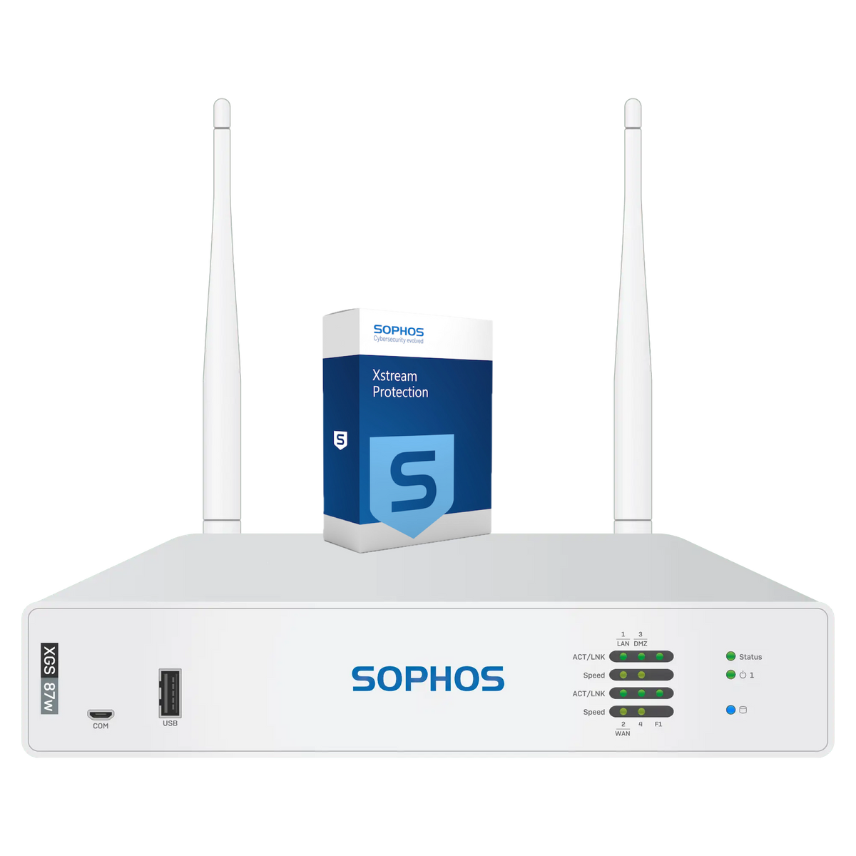 Sophos XGS 87w Firewall with Xstream Protection, 3-year - EU power cord
