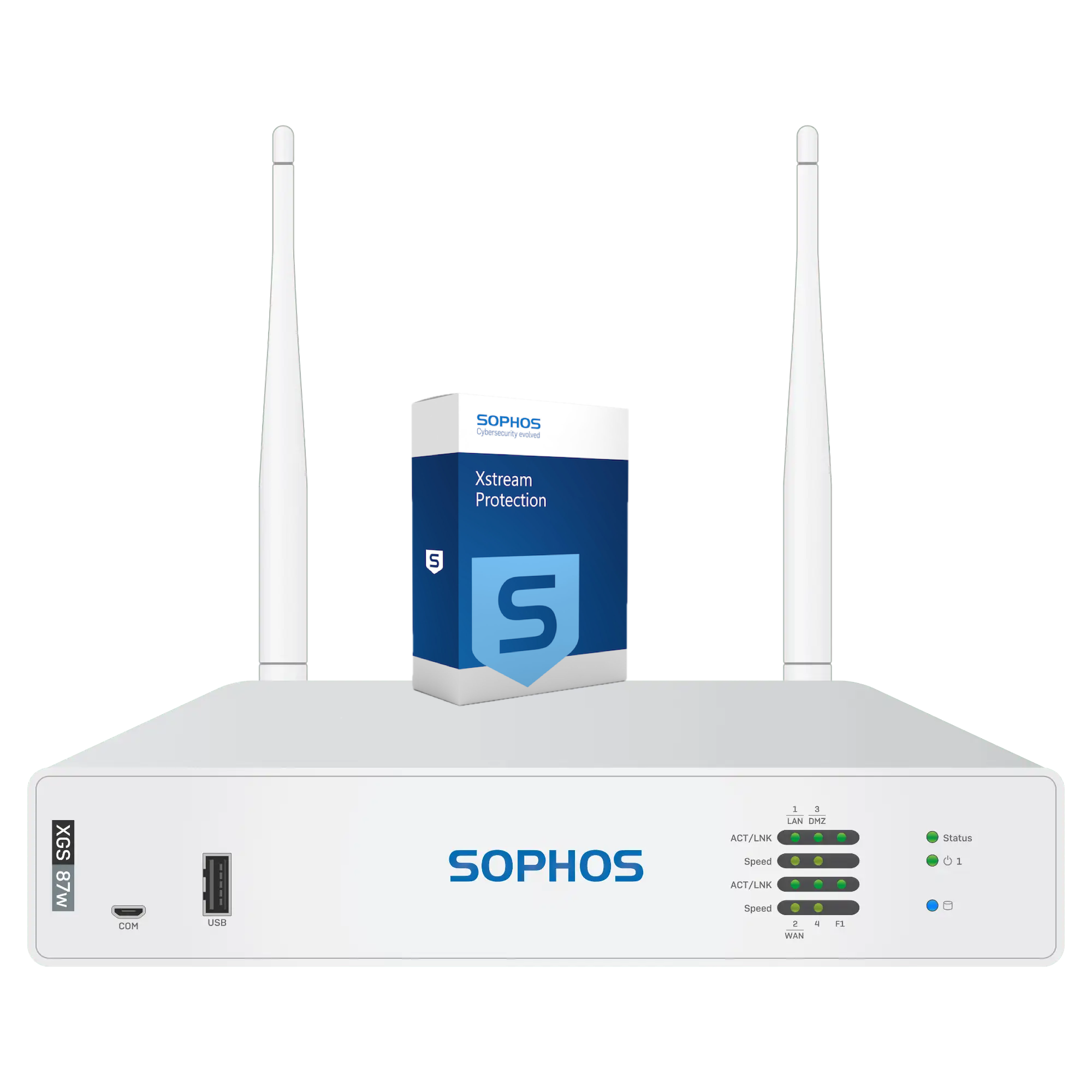 Sophos XGS 87w Firewall with Xstream Protection, 3-year - EU power cord