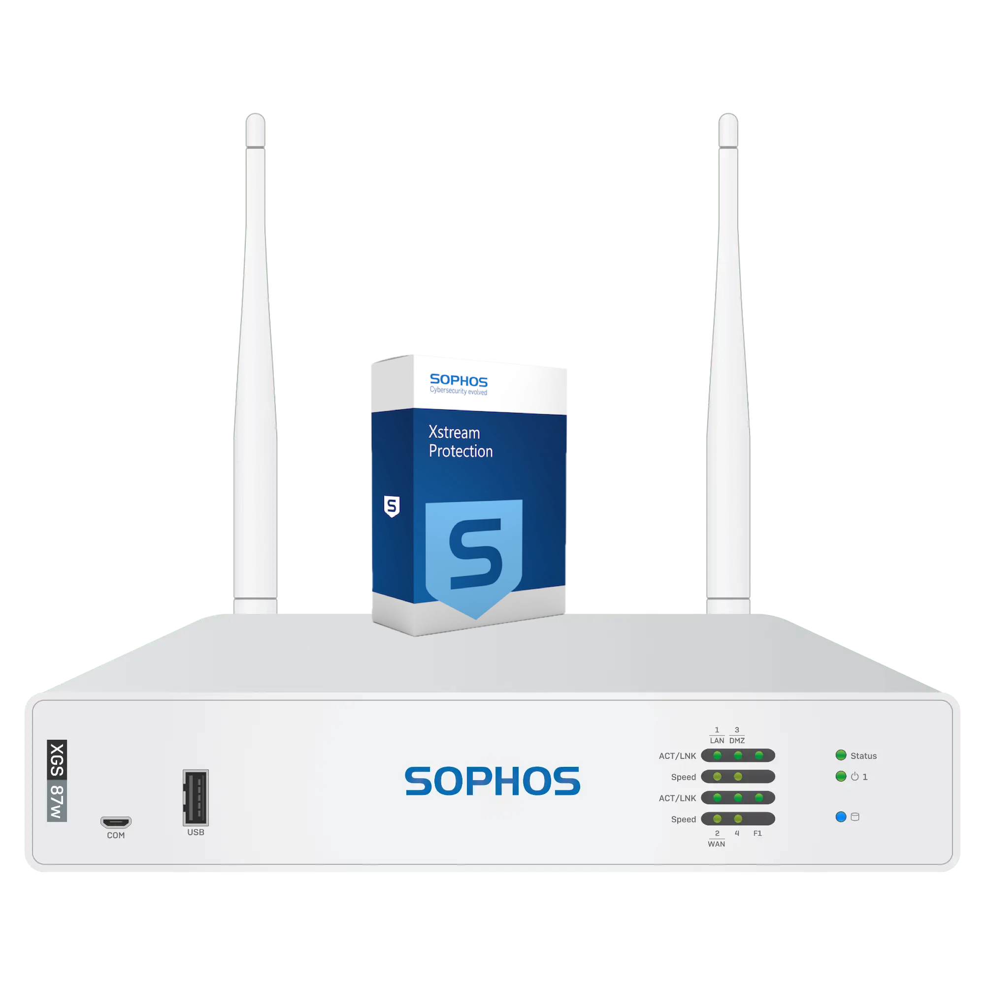 Sophos XGS 87w Firewall with Xstream Protection, 1-year - EU power cord