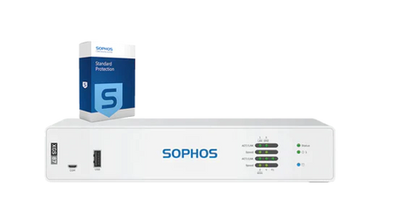 Sophos XGS 87 Firewall with Standard Protection, 1-year - UK power cord