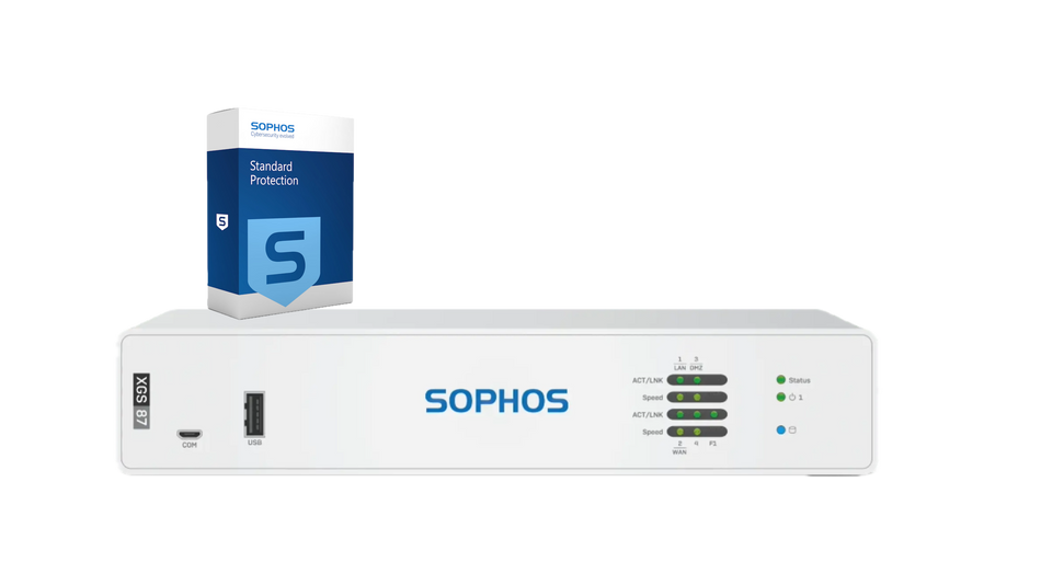 Sophos XGS 87 Firewall with Standard Protection, 3-year - EU power cord