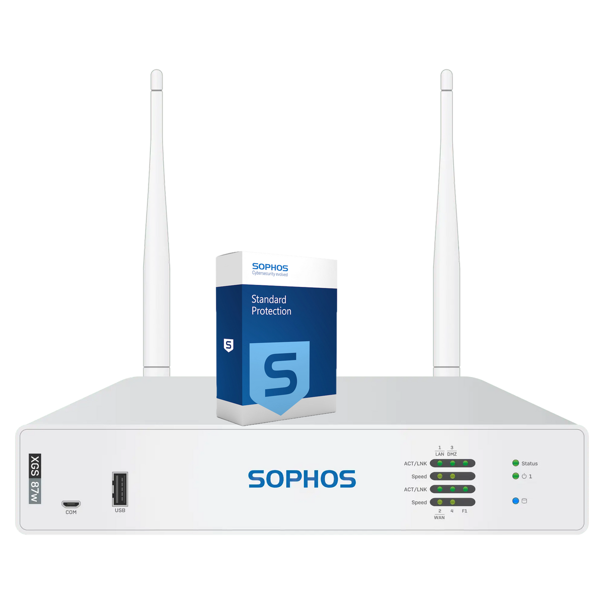 Sophos XGS 87w Firewall with Standard Protection, 1-year - EU power cord