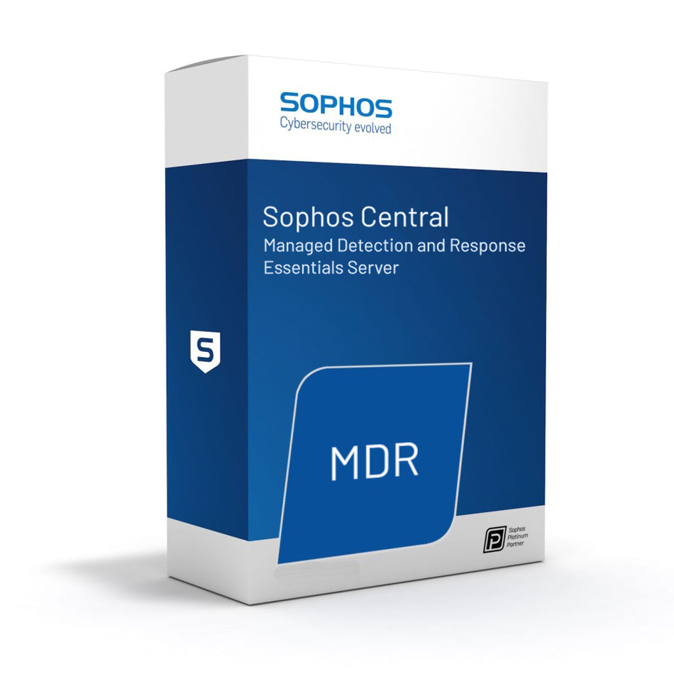 Sophos Central Managed Detection and Response Essentials Server (Protection) - MDR - 1000-1999 servers - 1 Month(s) / Per server - Renewal