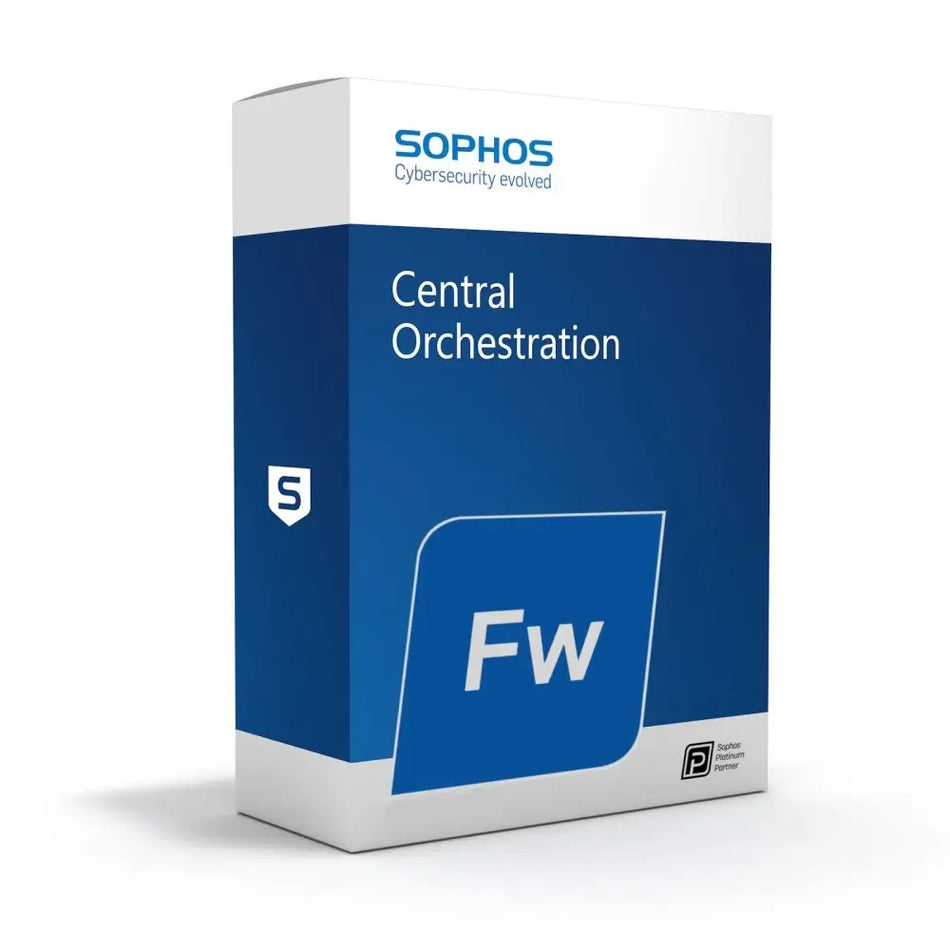 Sophos Central Orchestration for SF SW/Virtual Firewall - UP TO 16 CORES & 24GB RAM - 12 Month(s)