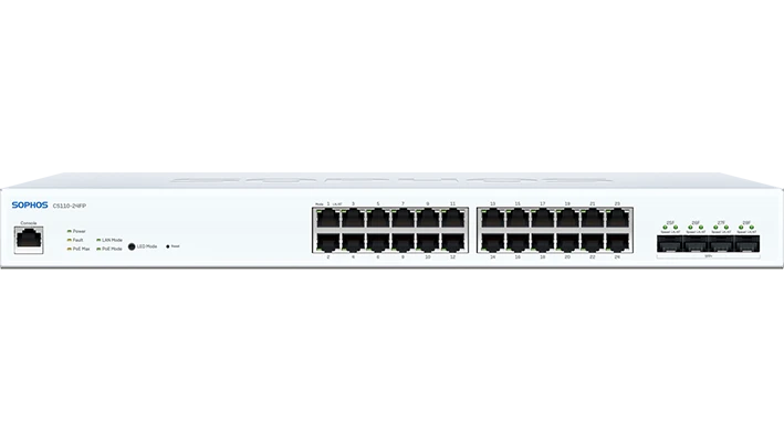 Sophos CS110-24FP Sophos Network Switch - 24 port with Full PoE - EU power cord