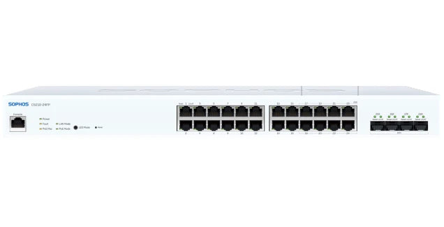 Sophos CS210-24FP Sophos Network Switch - 24 port (8x2.5G) with Full PoE - UK power cord