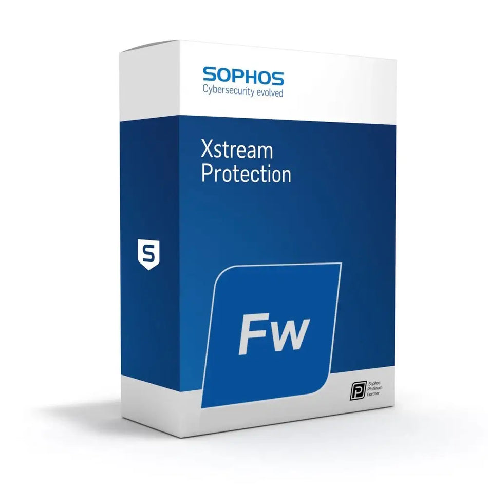 Sophos SF SW/Virtual Firewall with Xstream Protection - UNL CORES & UNL GB RAM - 1-year